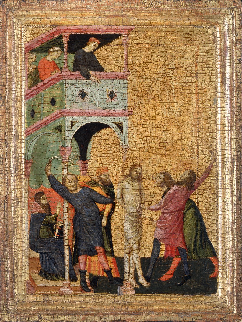 Flagelering (recto) av Master of the Poldi Pezzoli diptych