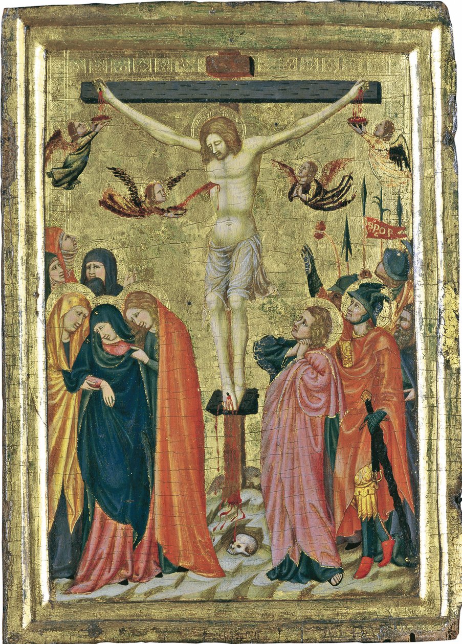 Korsfestelsen av Master of the Pomposa Chapterhouse