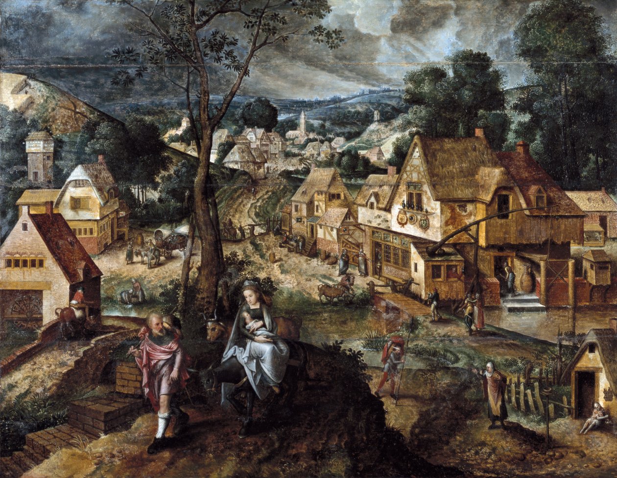 Fly til Egypt av Master of the Prodigal Son