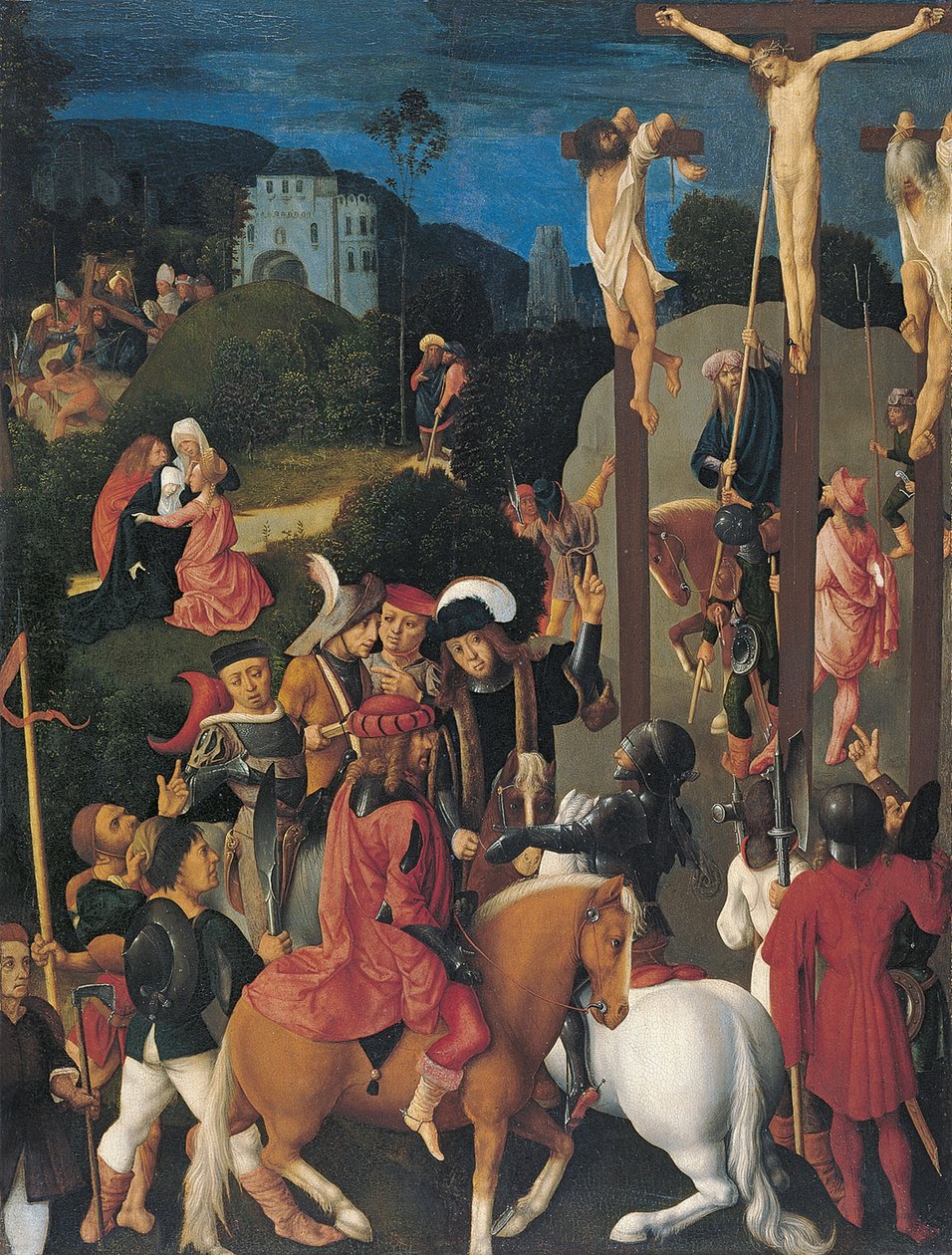 Korsfestelsen av Master of the Virgo Inter Virgines