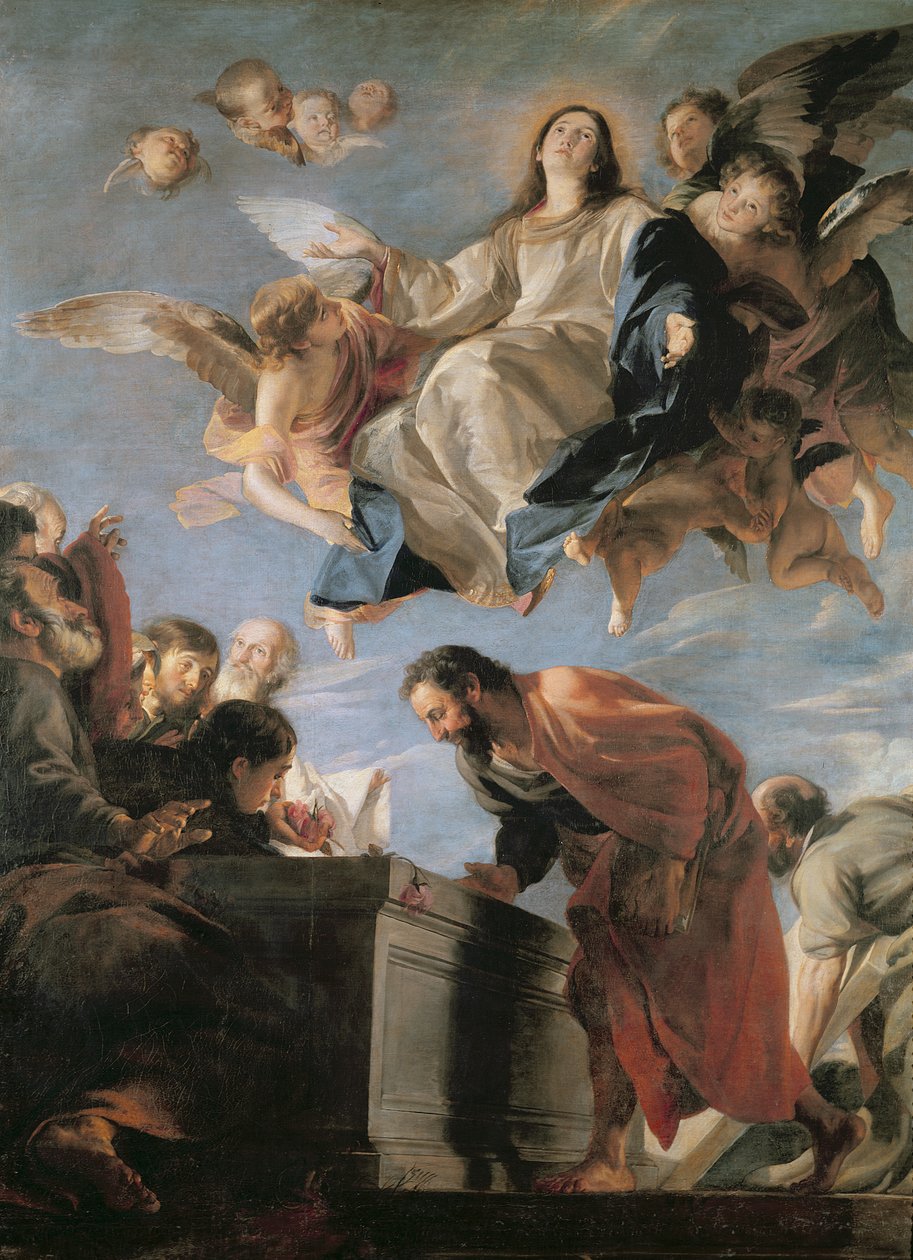 The Assumption of the Virgin, 1673 av Mateo Cerezo