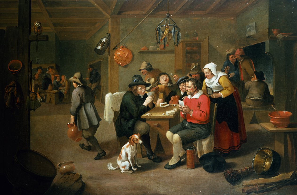 Kortspillerne av Matheus van Helmont