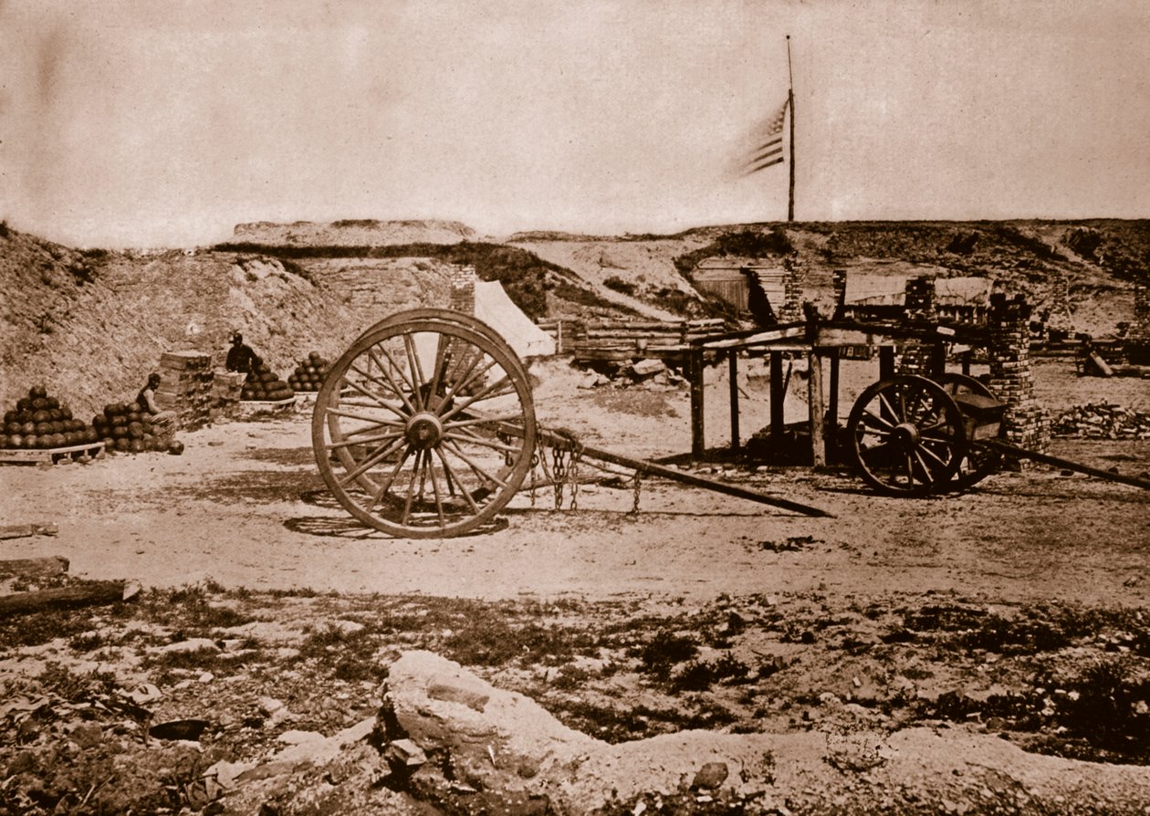 Fort Johnson, Charleston, South Carolina, 1861-65 av Mathew B. Brady