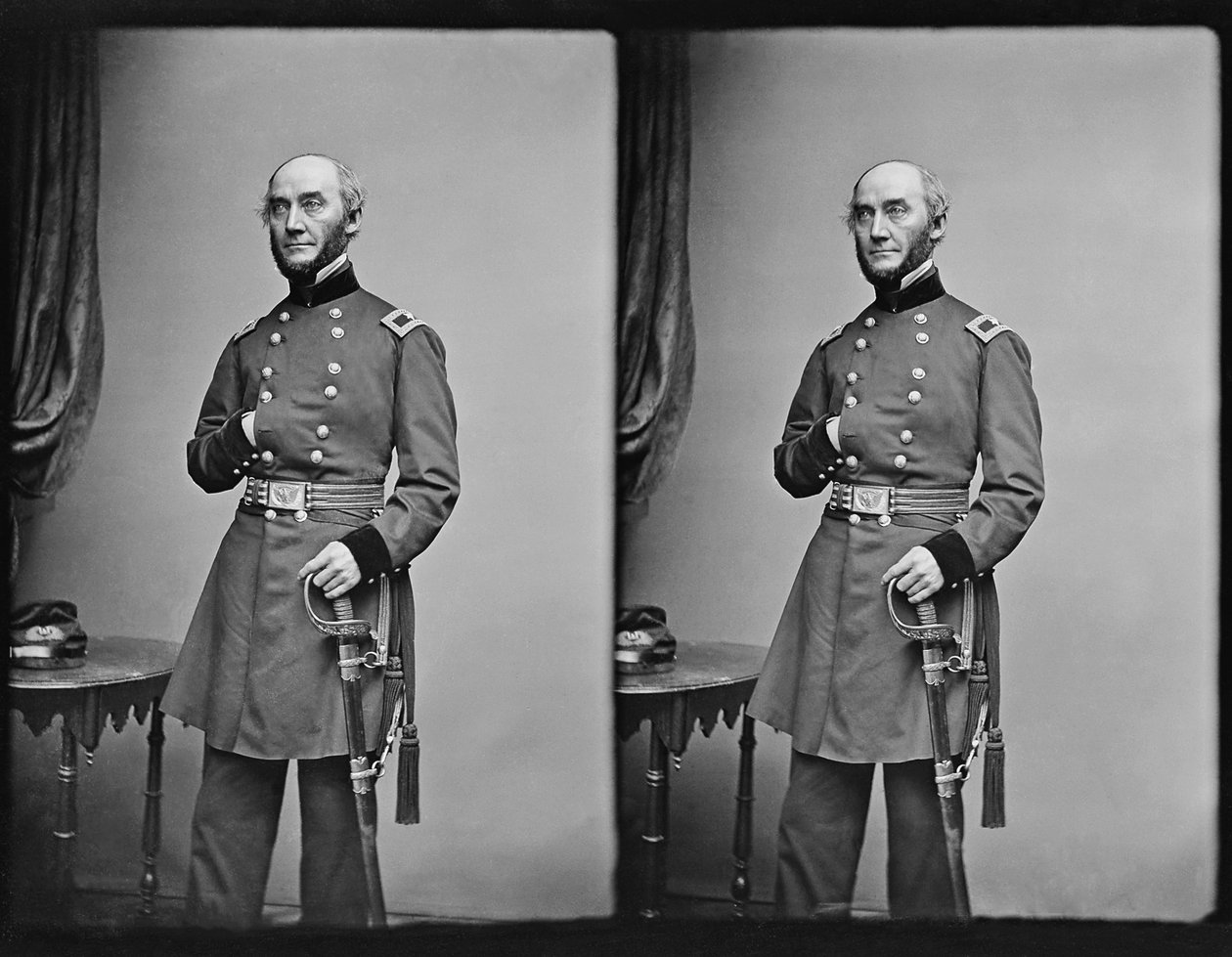 Union Brig. Gen. George W. Cullum, ca. november 1861 av Mathew B. Brady