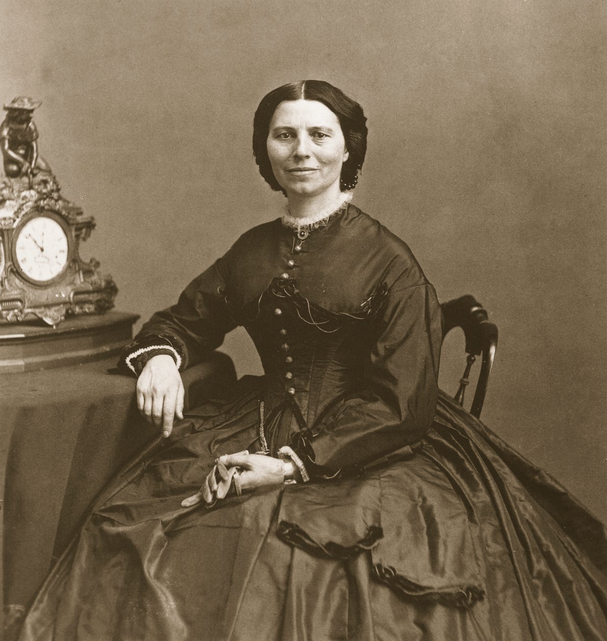 Clara Barton, ca. 1865 (fotogravyr) av Mathew B. Brady