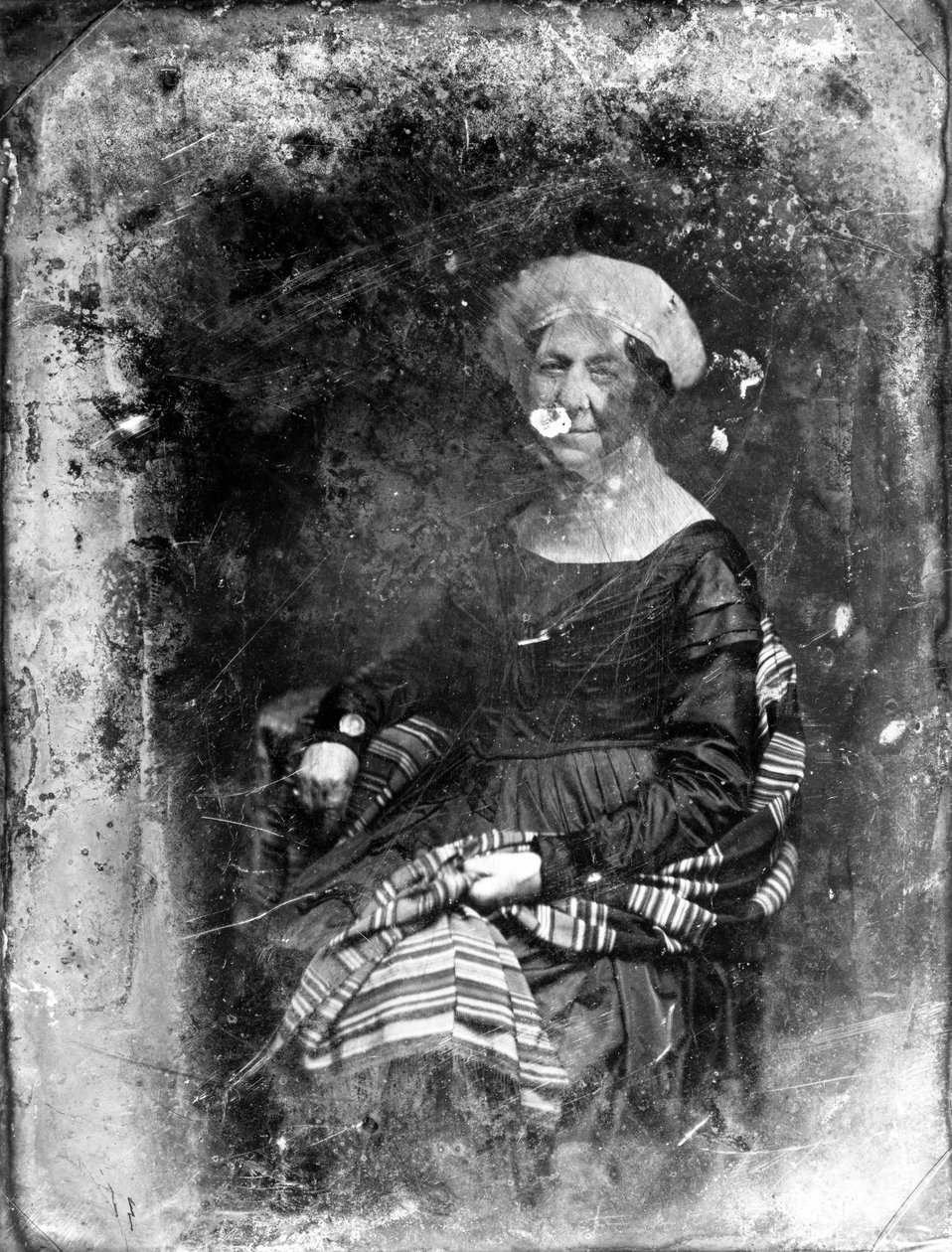 Dolley Madison, 1848 (daguerreotypi) av Mathew B. Brady