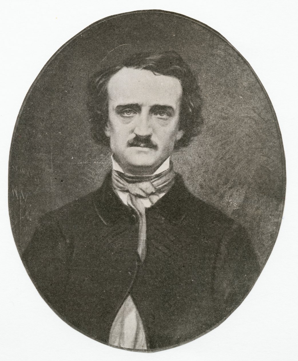 Edgar Allan Poe (1809–1849) av Mathew B. Brady