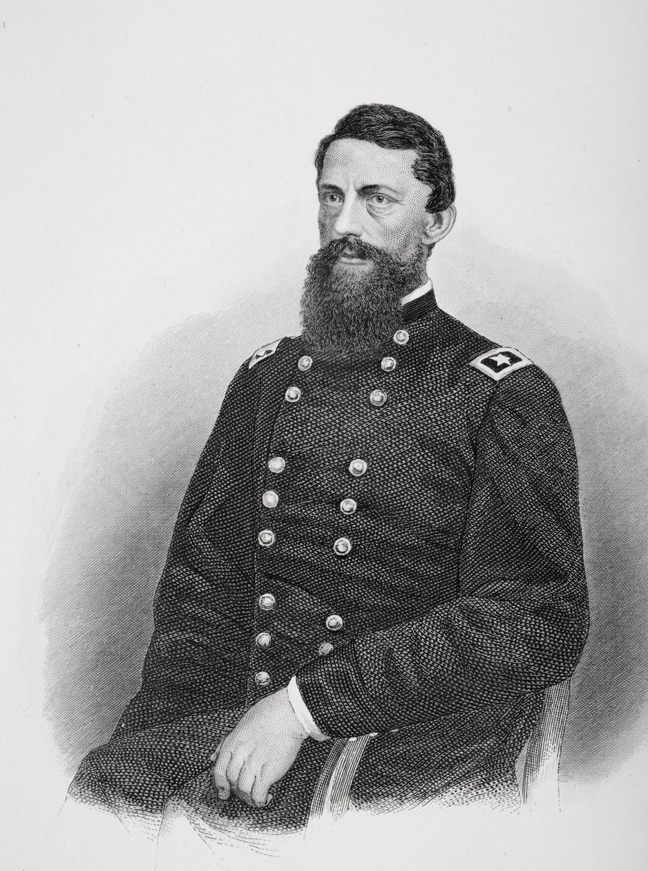 Portrett av George Stoneman (1822-94) av Mathew B. Brady
