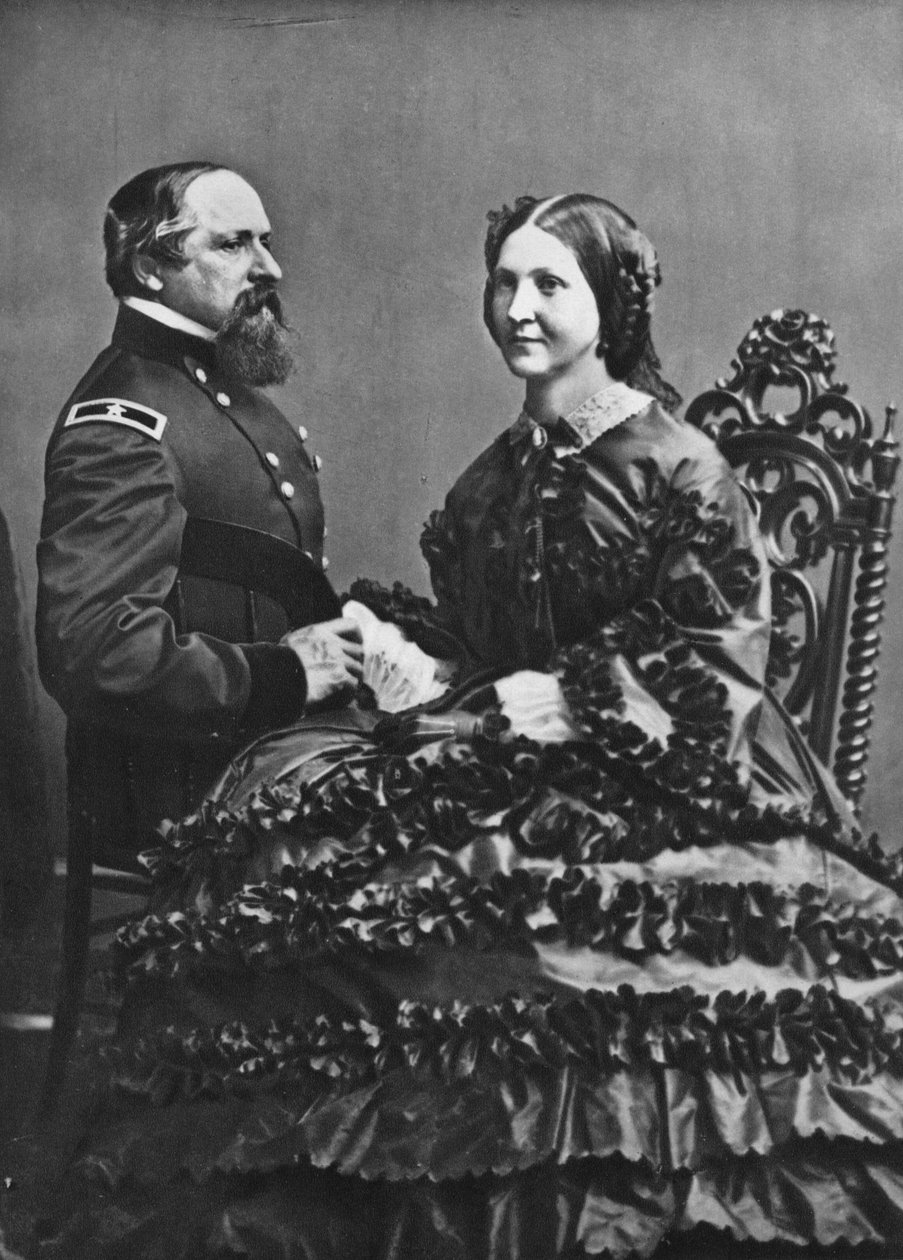 James B. og Fannie Ricketts, c1860, 1939 av Mathew B. Brady