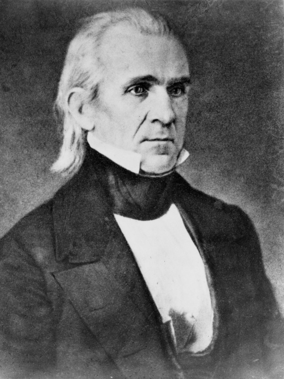 James Polk, 1849 av Mathew B. Brady