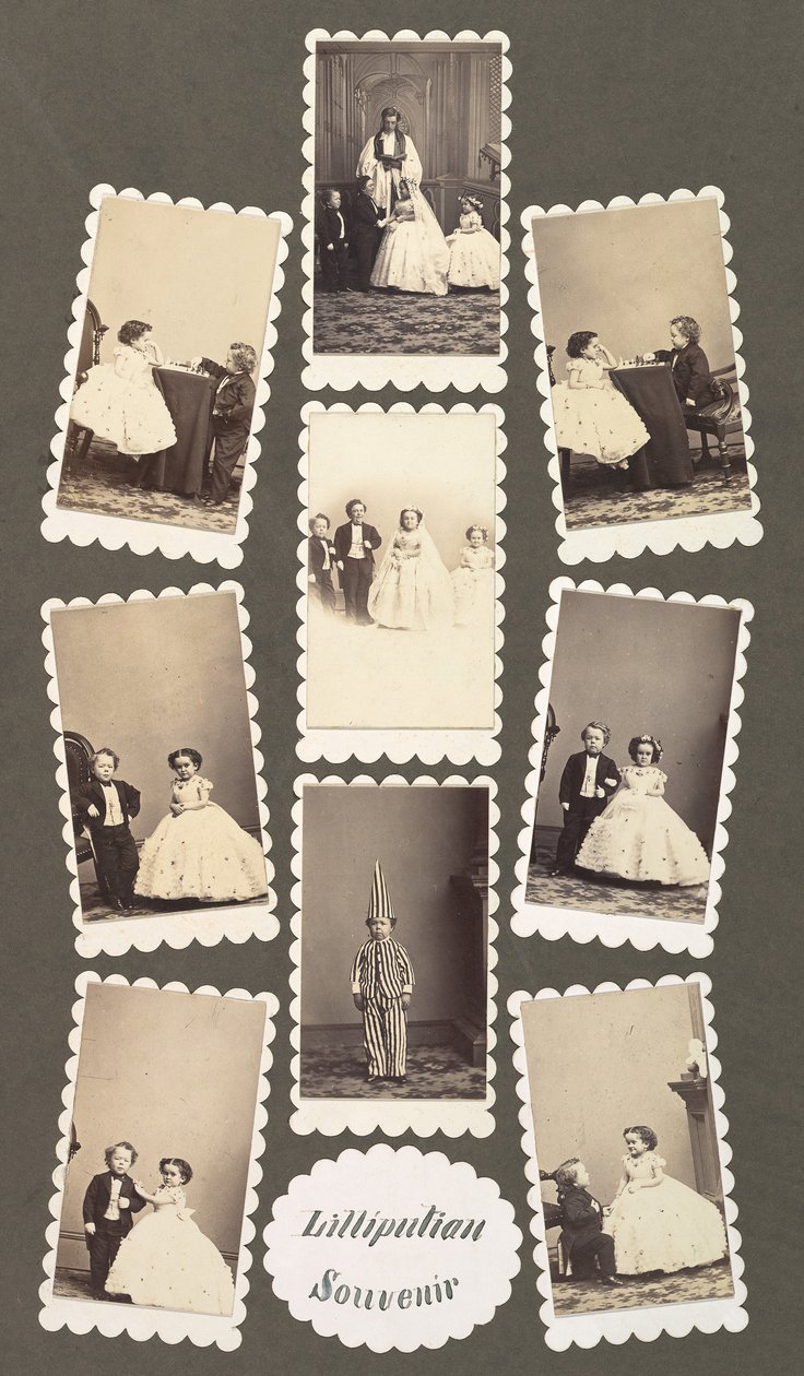 Lilliputian suvenir, 1862-63. av Mathew Brady