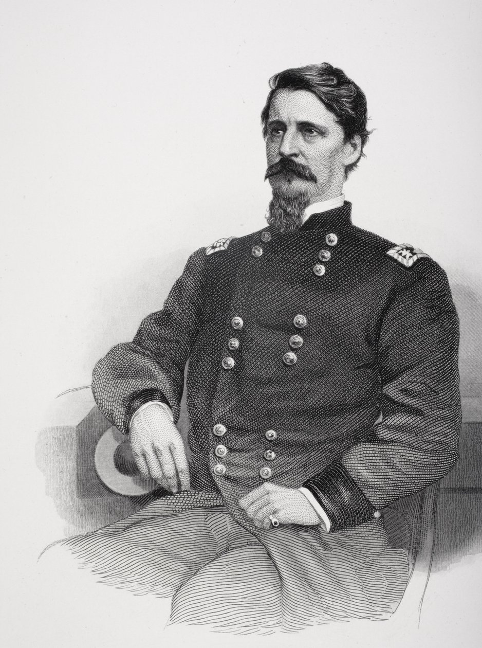 Portrett av Winfield Scott Hancock (1824-86) av Mathew B. Brady