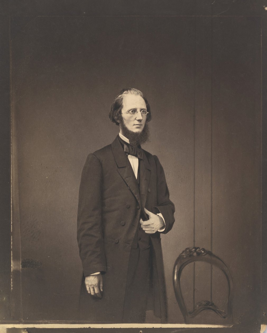[Portrett av en mann], ca. 1857. av Mathew Brady