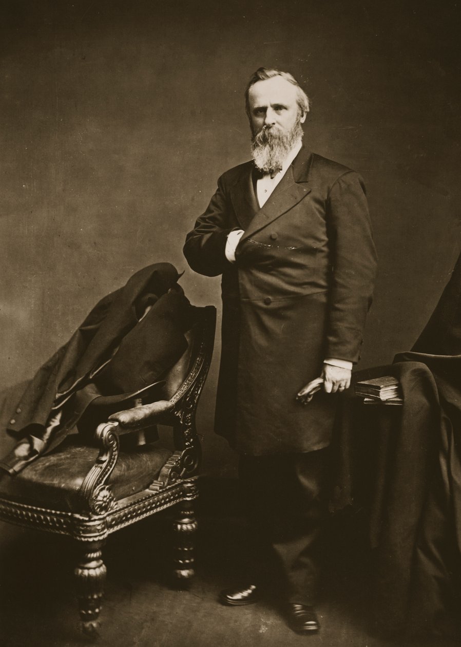 Rutherford B. Hayes (fotogravyr) av Mathew B. Brady