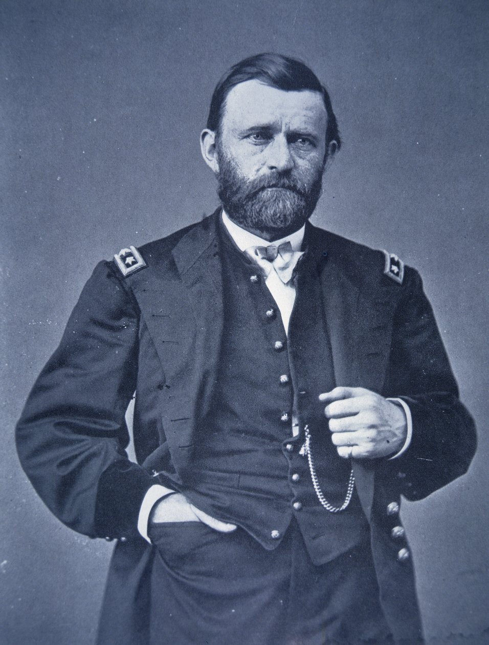 Ulysses Simpson Grant (s/hvitt bilde) av Mathew Brady