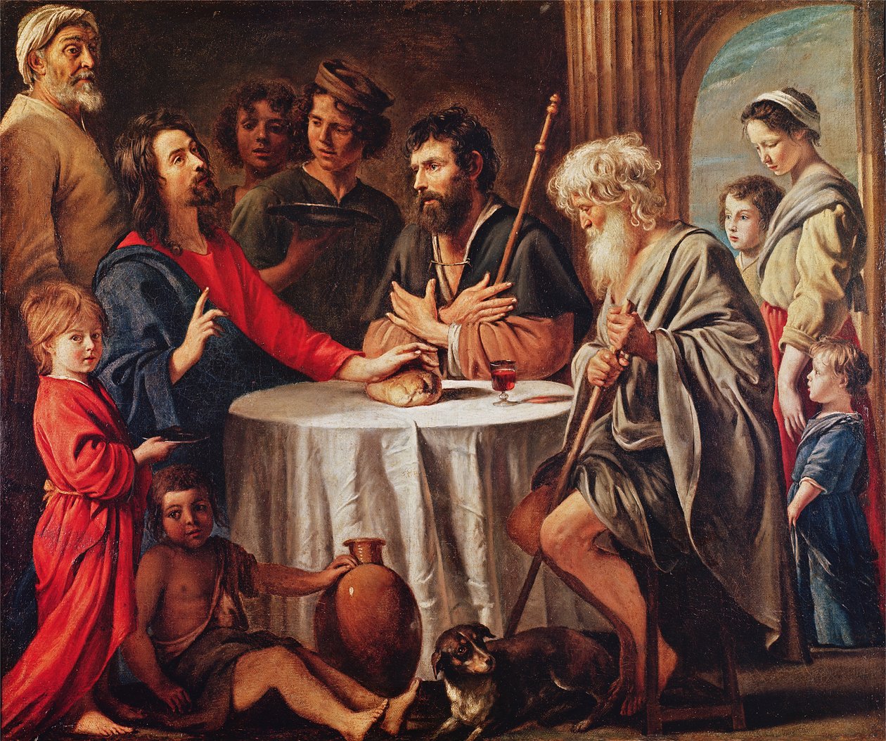 Disiplene i Emmaus av Mathieu Le Nain