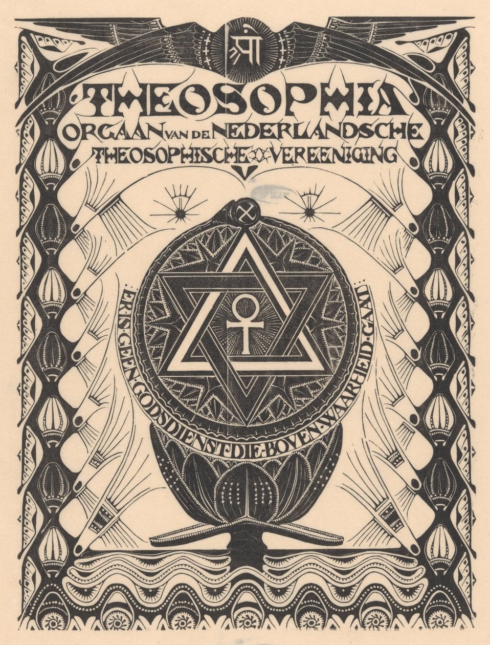 Forsidemagasinet Theosophia av Mathieu Lauweriks