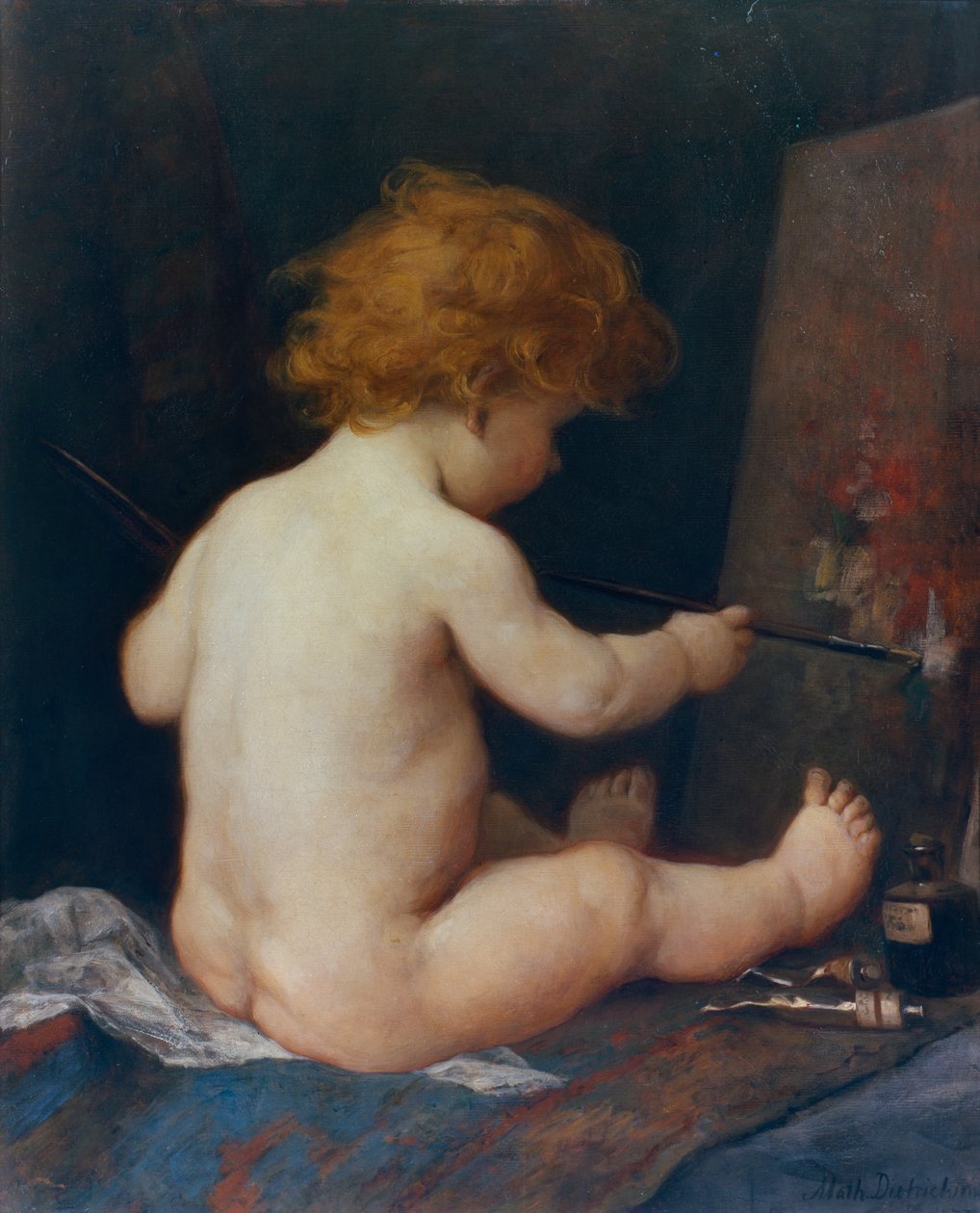 En ung kunstner av Mathilde Dietrichson