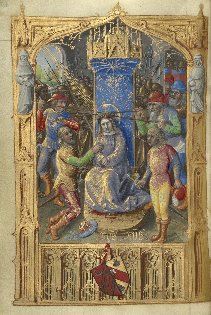 Poncher Hours (Mocking of Christ) av Maître du Cardinal de Bourbon