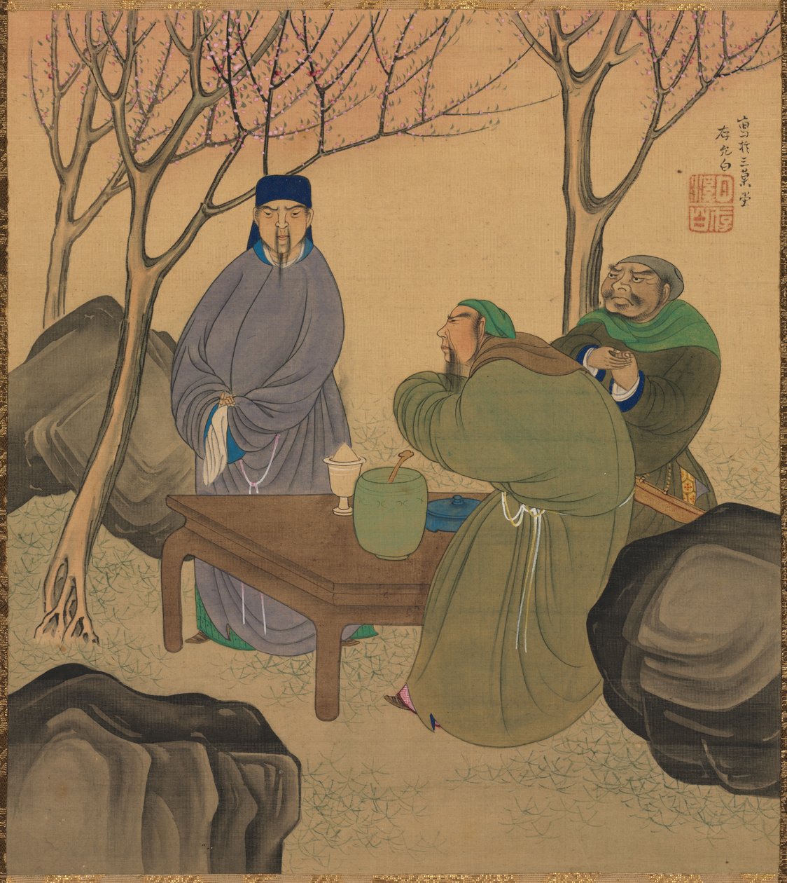 Romance of the Three Kingdoms, 1800-tallet av Matsumura Goshun