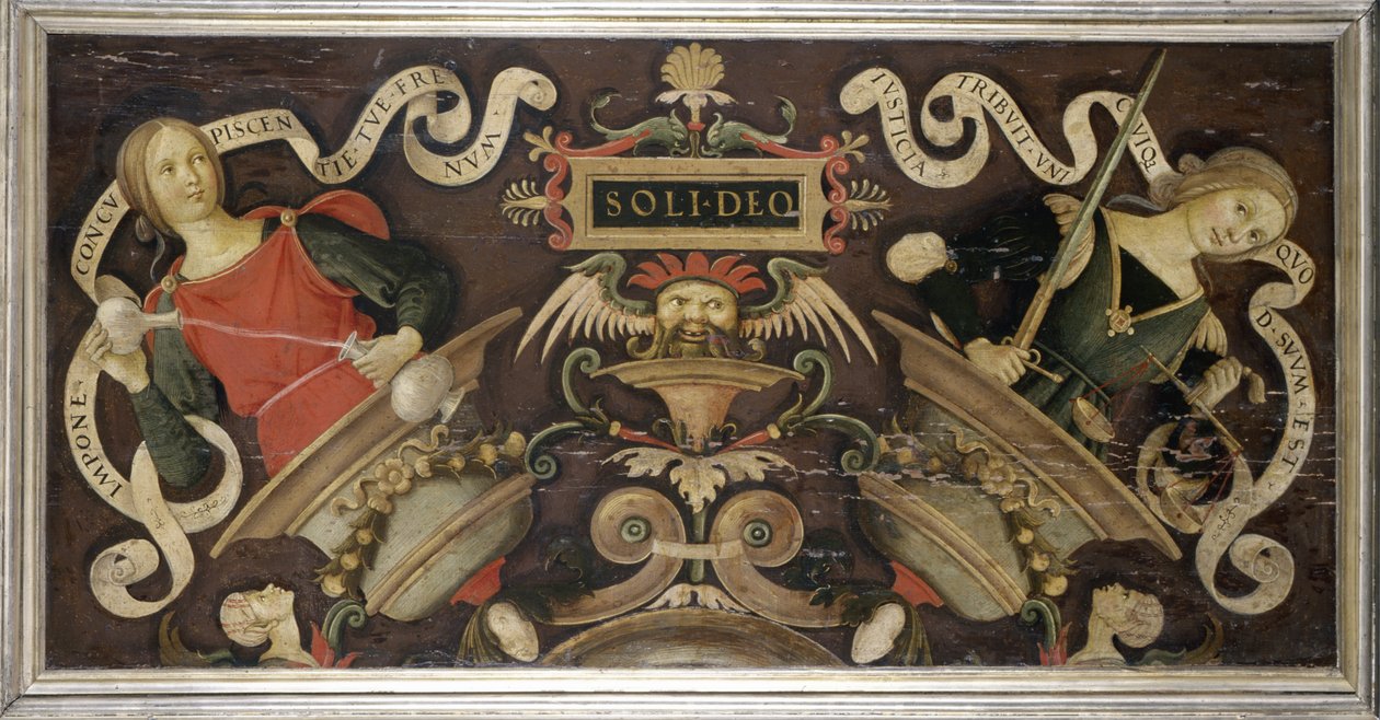 Allegories of Virtue, ca. 1510-15 (tempera på furu) av Matteo di Giuliano di Lorenzo Balducci