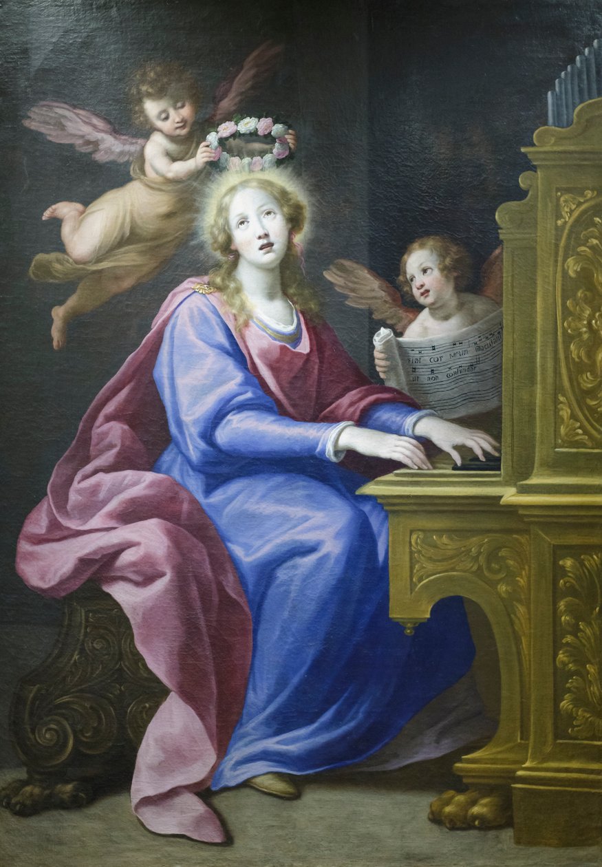 Hellige Cecilia av Matteo Rosselli