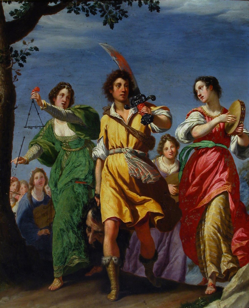 Davids triumf, 1610. av Matteo Rosselli