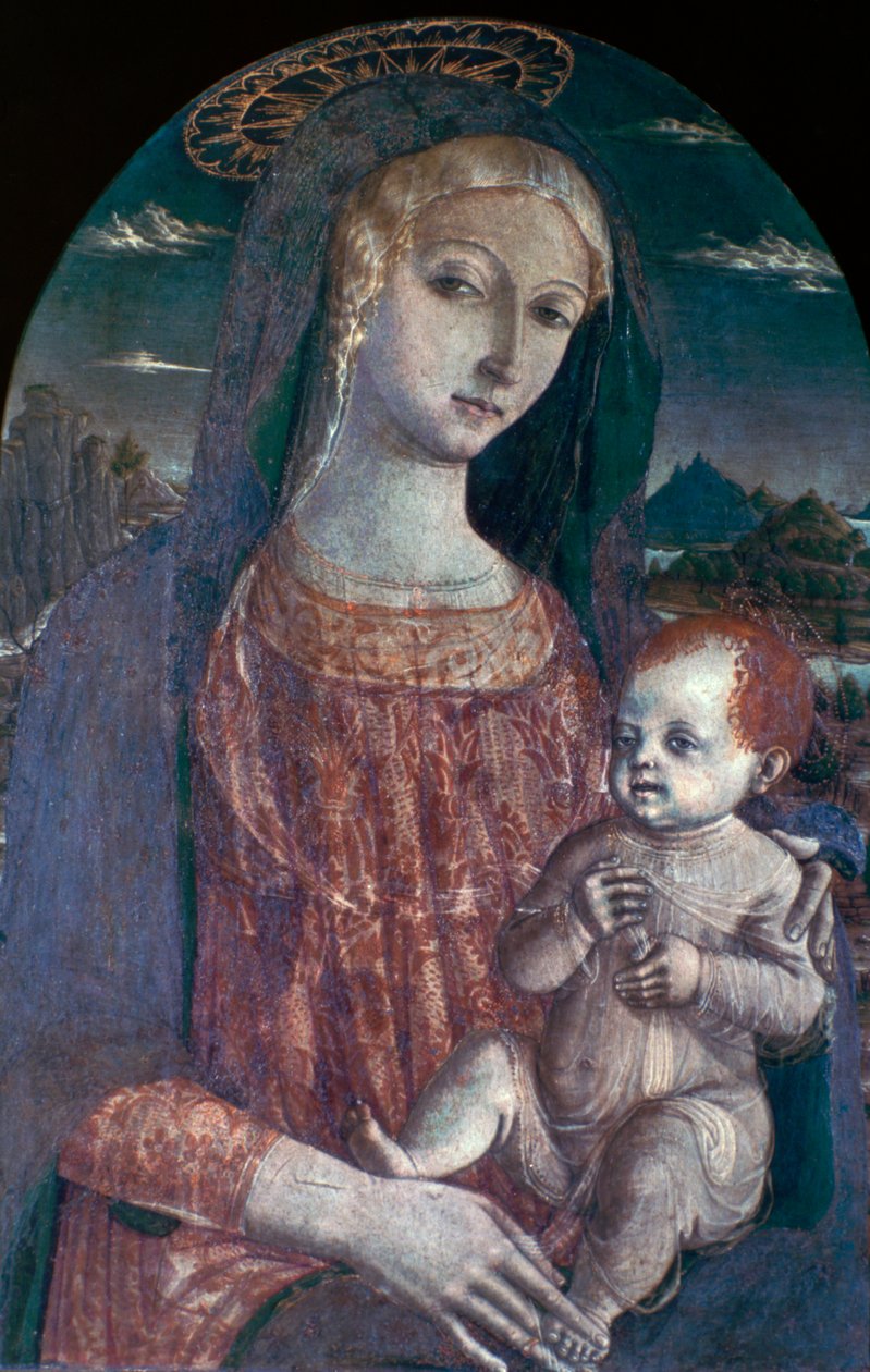 Madonna og barn, c1450-1495 av Matteo di Giovanni