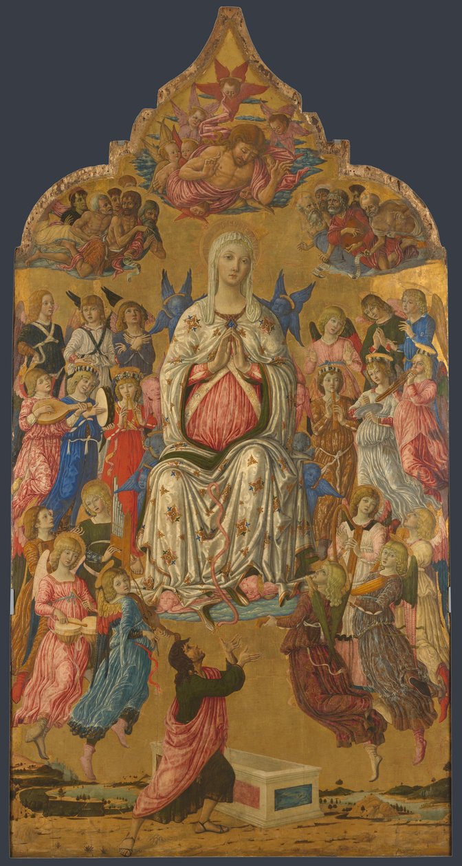The Assumption of the Virgin, 1474 av Matteo di Giovanni