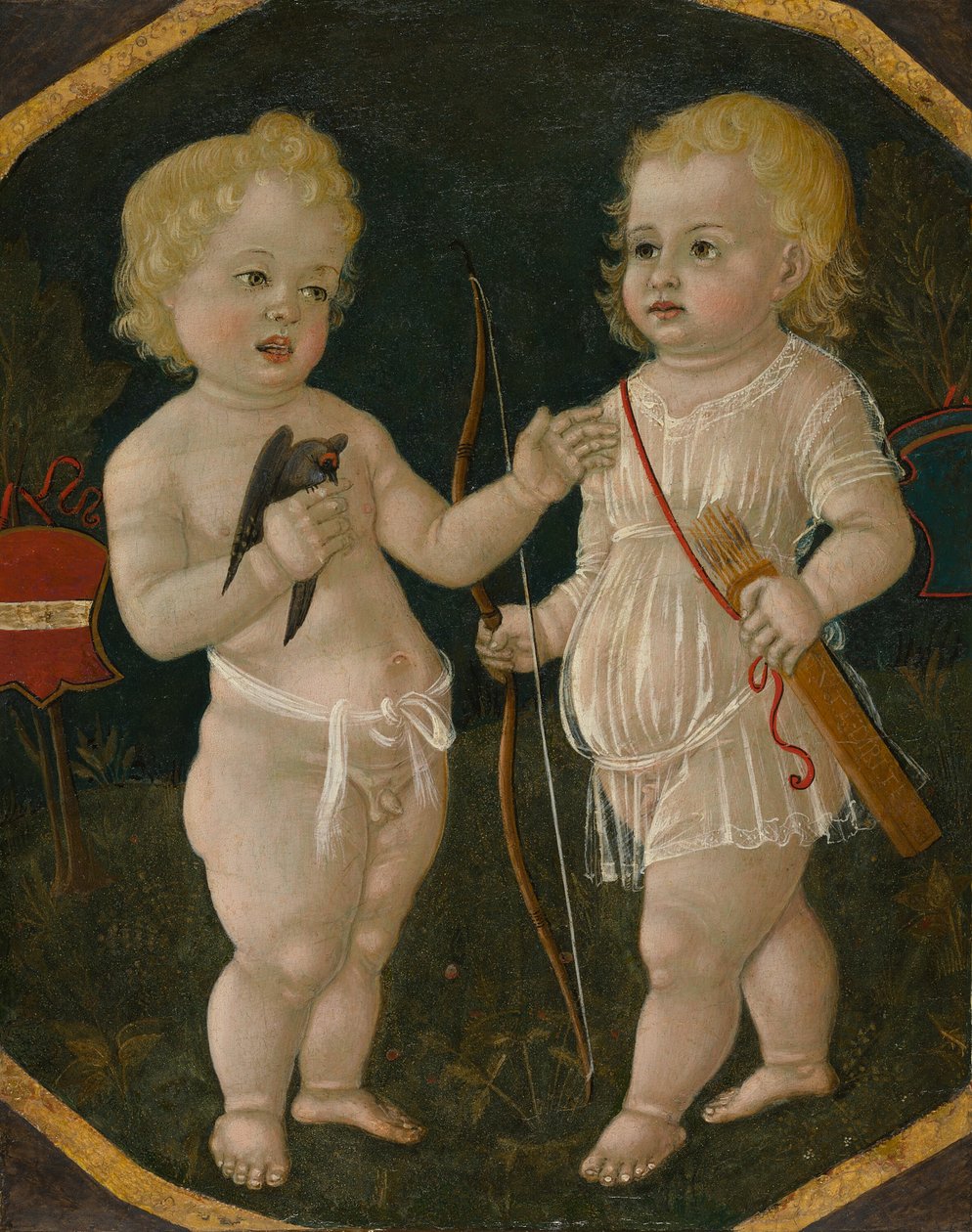 To Putti av Matteo di Giovanni