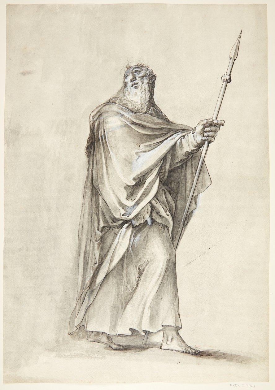 Jesus og de 12 apostle: Mathias av Matthäus Gundelach