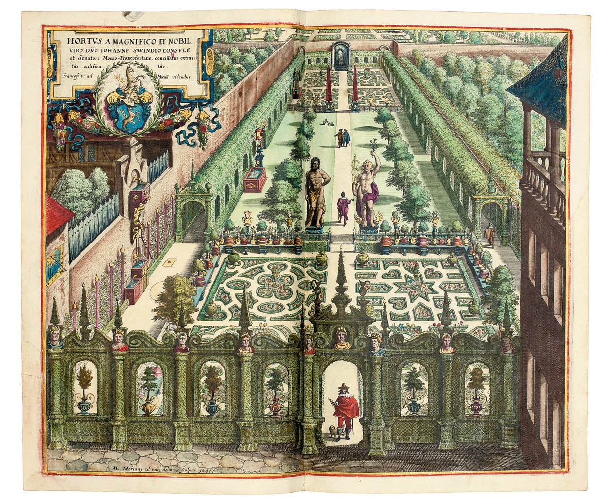 Hagen til Johan Schwinden av Matthaus the Elder Merian