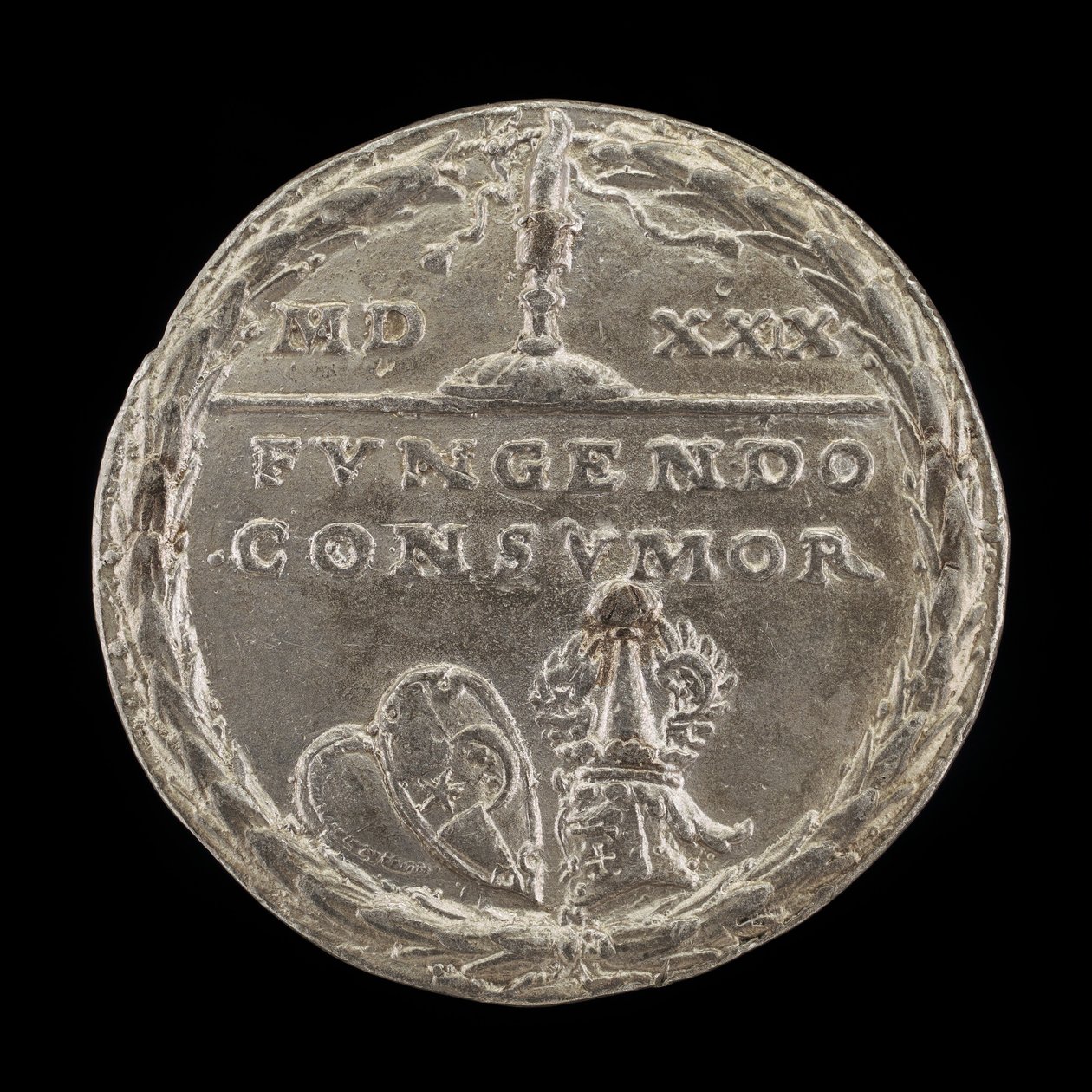 Skjold og ror [revers], 1529. av Matthes Gebel