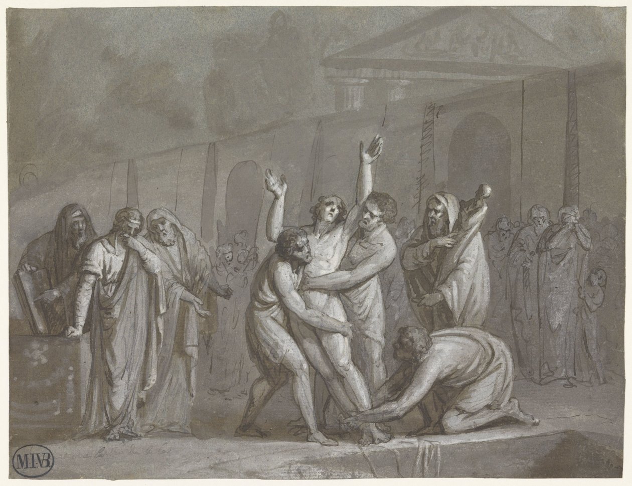 Romersk henrettelse av Mattheus Ignatius van Bree