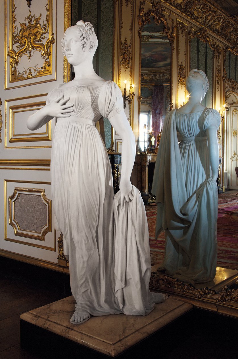 Elizabeth Manners, hertuginne av Rutland, 1826 (marmor) av Matthew Cotes Wyatt