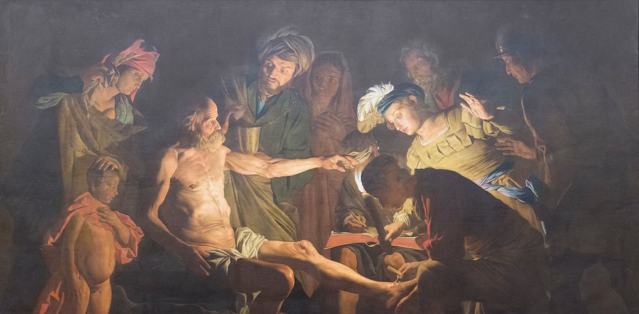 Senecas død av Matthias (c.1600 p.1650) Stomer