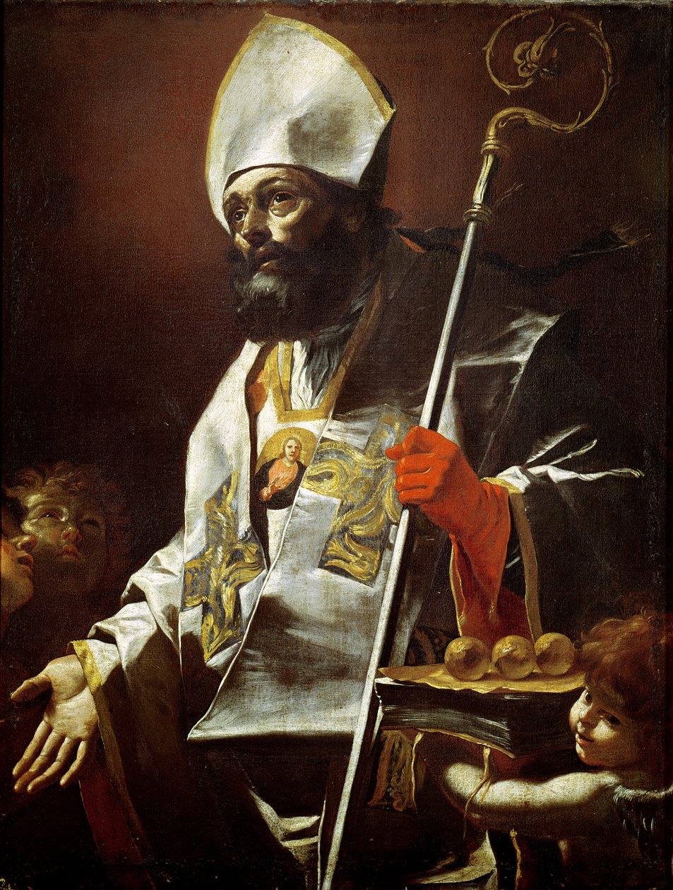 St. Nicholas av Bari (d.c.346) av Mattia Preti