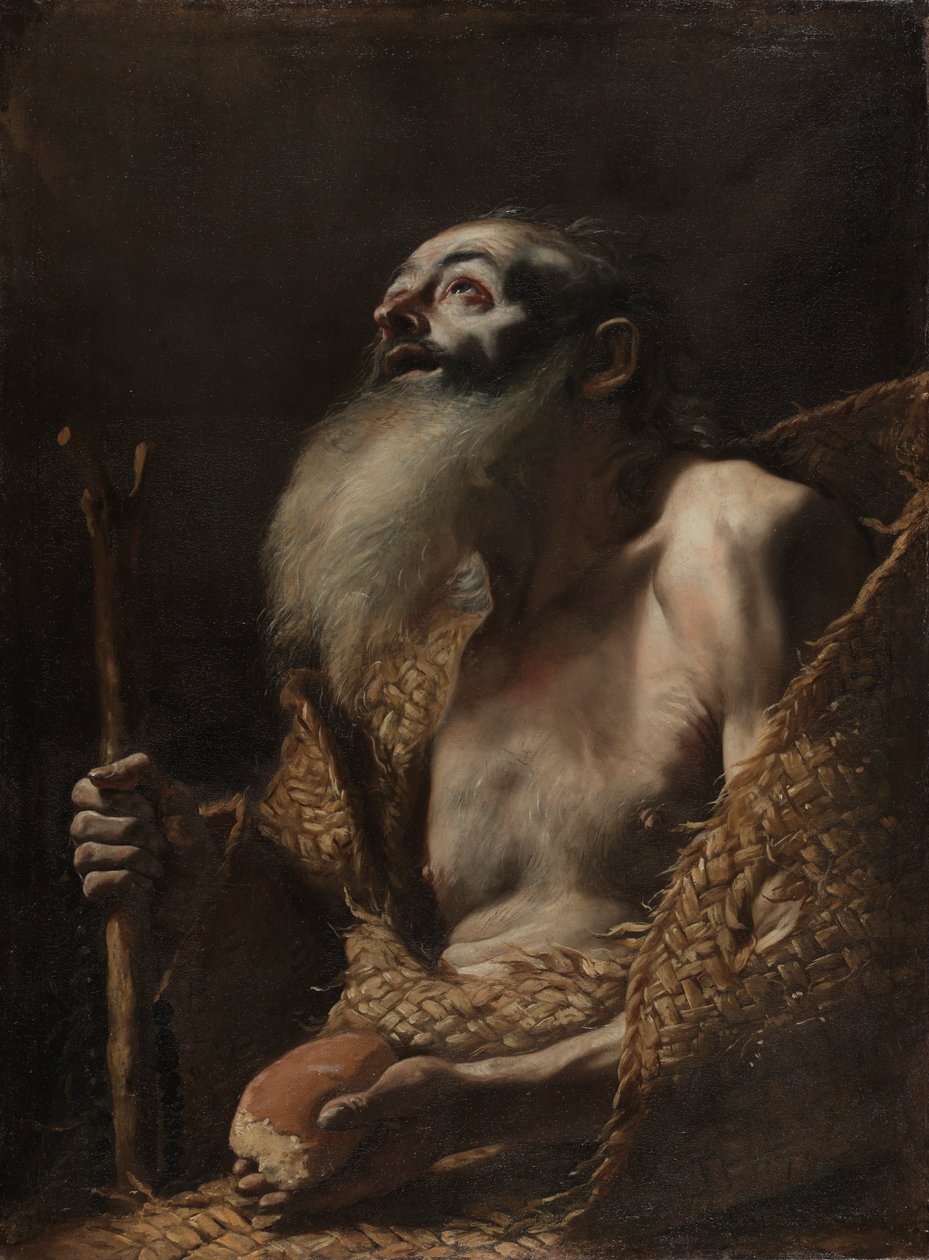 Eremitten Paulus, ca. 1662-1664. av Mattia Preti