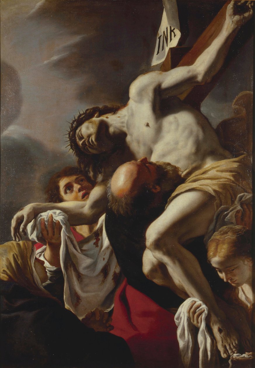 Nedstigningen fra korset, 1680-tallet. av Mattia Preti