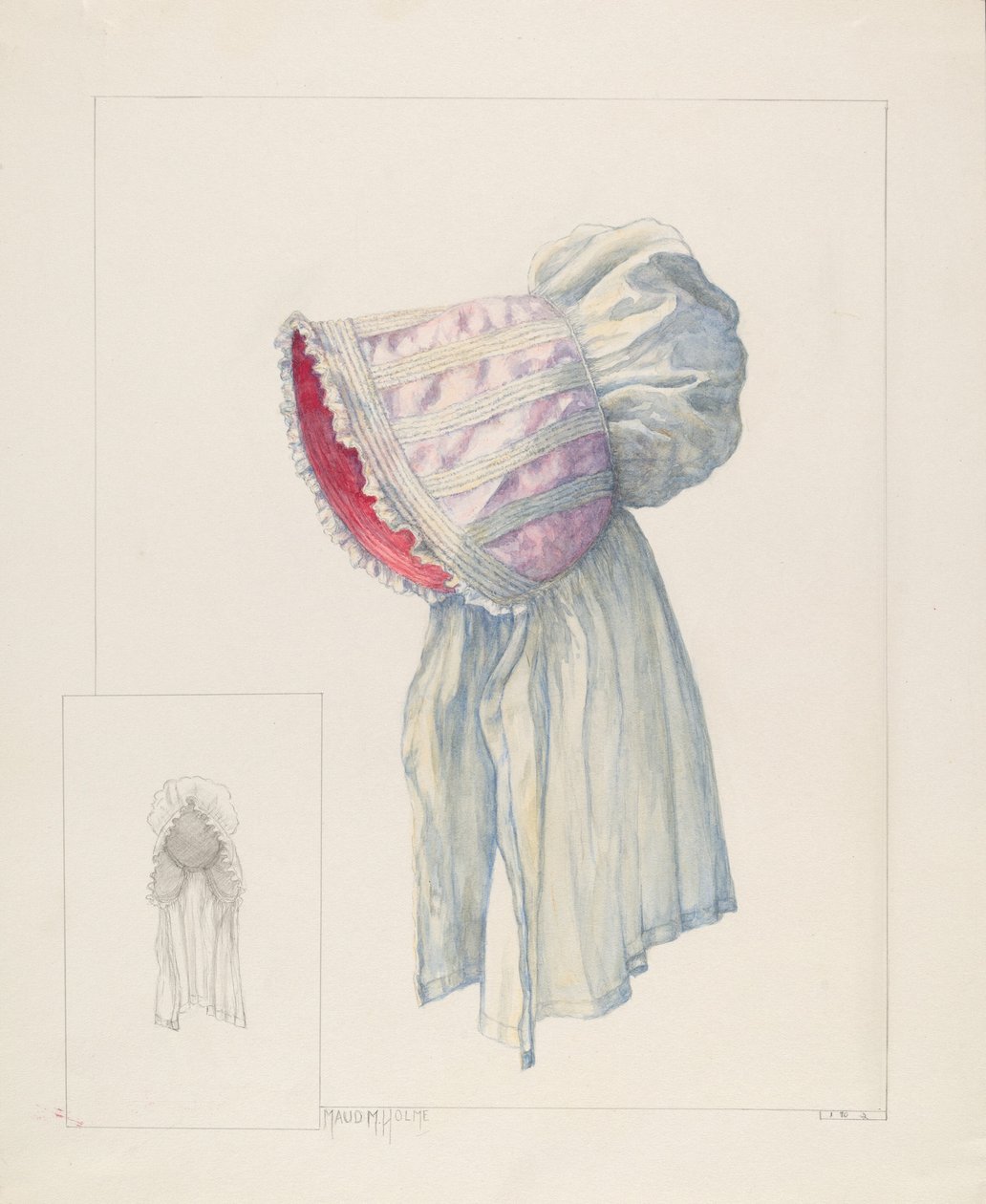Babypanser, ca. 1937. av Maud M Holme