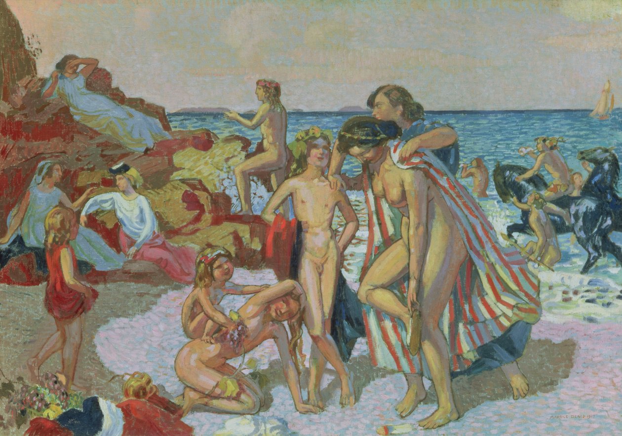 Bacchus og Ariadne, 1907 av Maurice Denis