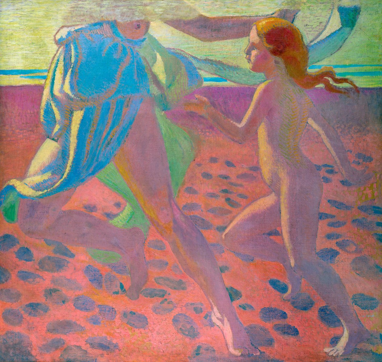 På stranden, 1912 av Maurice Denis