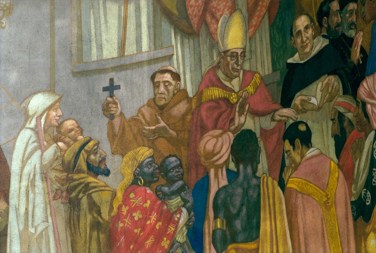 Pinse, detalj, fra kirkens apsis, 1934 (se også 83802 og 252658) av Maurice Denis