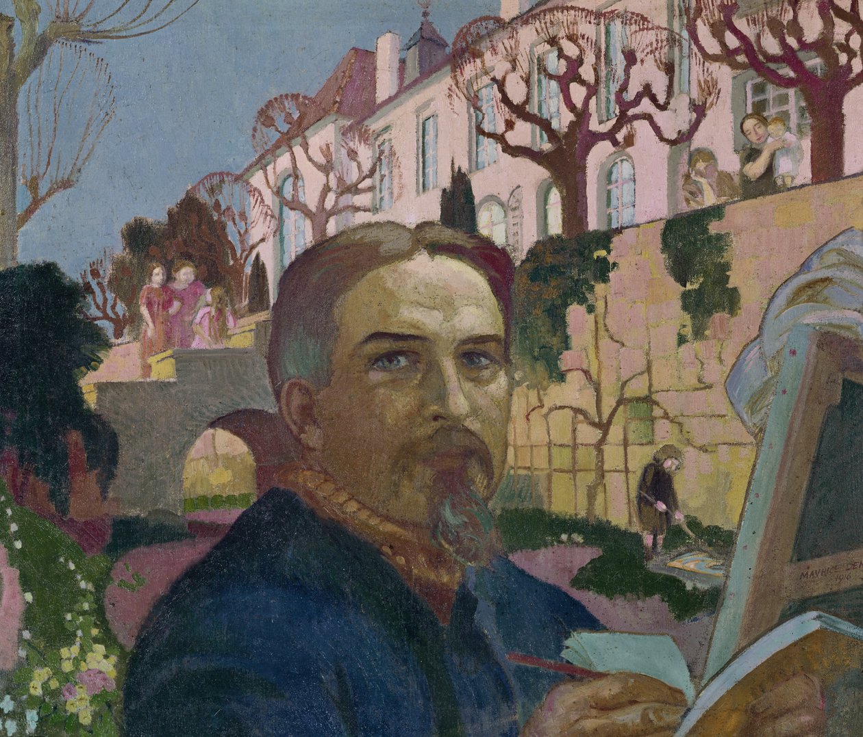 Selvportrett, 1916 av Maurice Denis