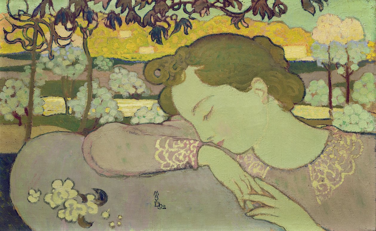 Sovende kvinne, 1892 av Maurice Denis