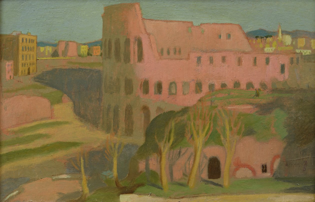 Colosseum, ca. 1898 (olje på kort) av Maurice Denis