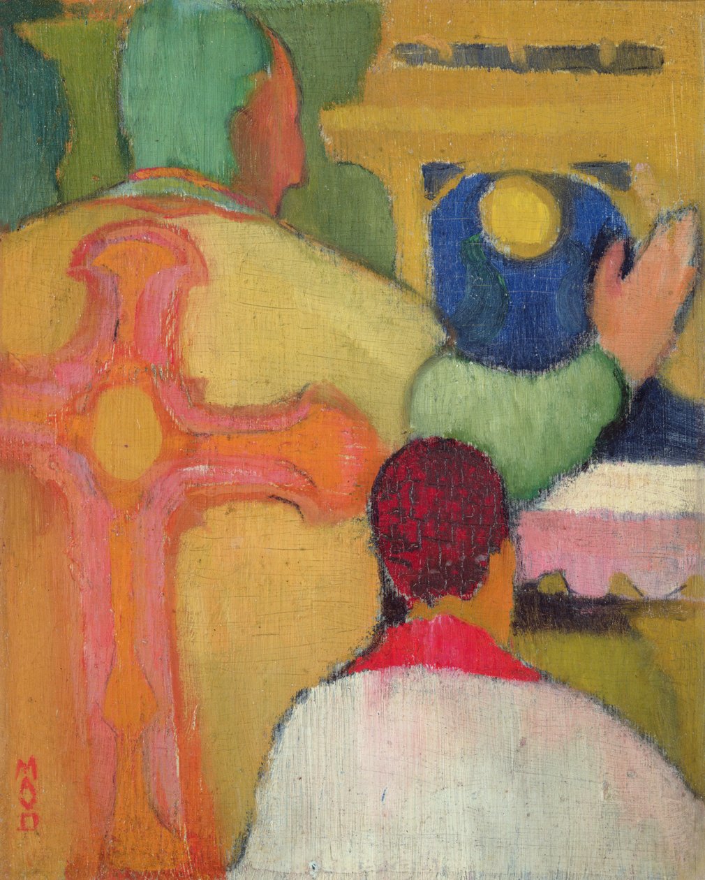 The Mess, ca. 1890 (olje på kort) av Maurice Denis
