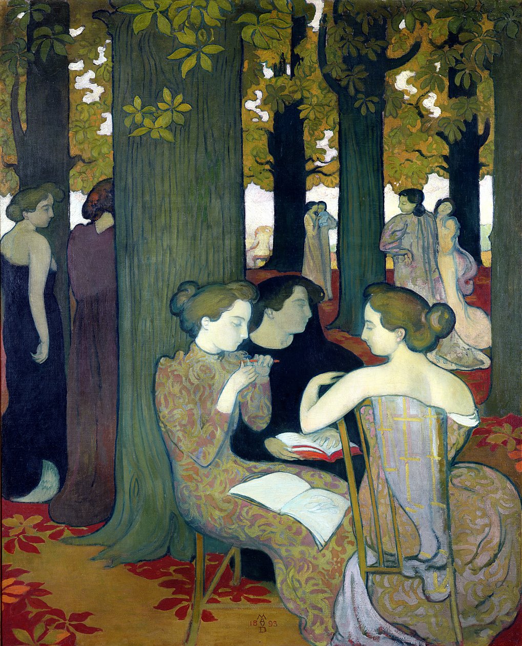 Musene, 1893 av Maurice Denis