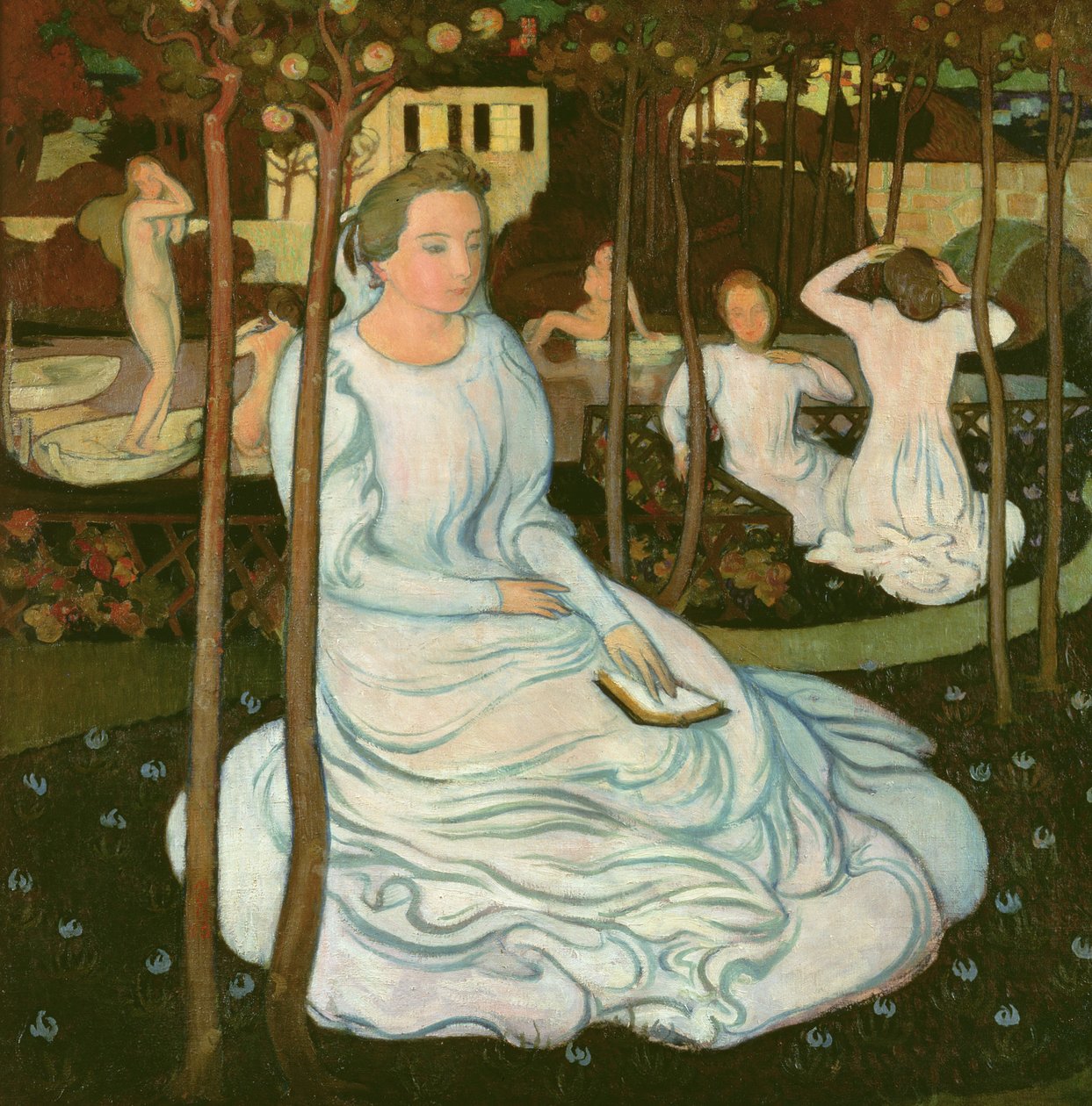 The Orchard of the Wise Virgins, 1893 av Maurice Denis