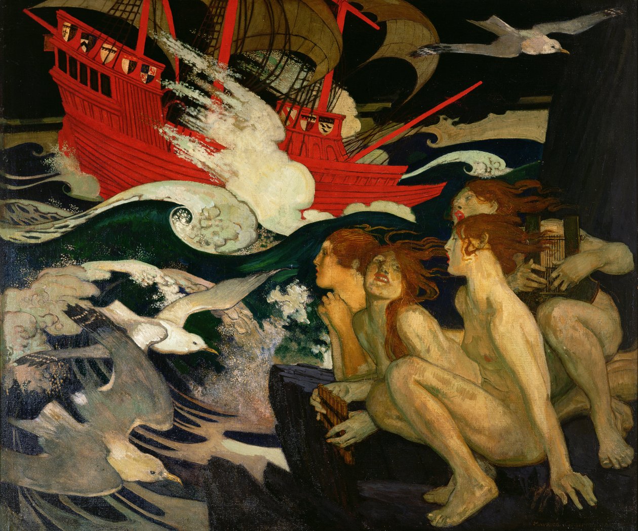 Sirenene av Maurice Greiffenhagen